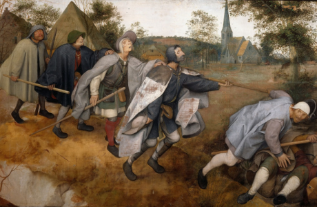 La parábola de los ciegos. Pieter Brueghel el Viejo.